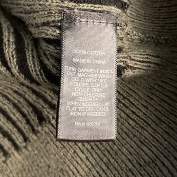 Express Quarter Zip Sweater Small 100% Cotton - Picture 3 of 5